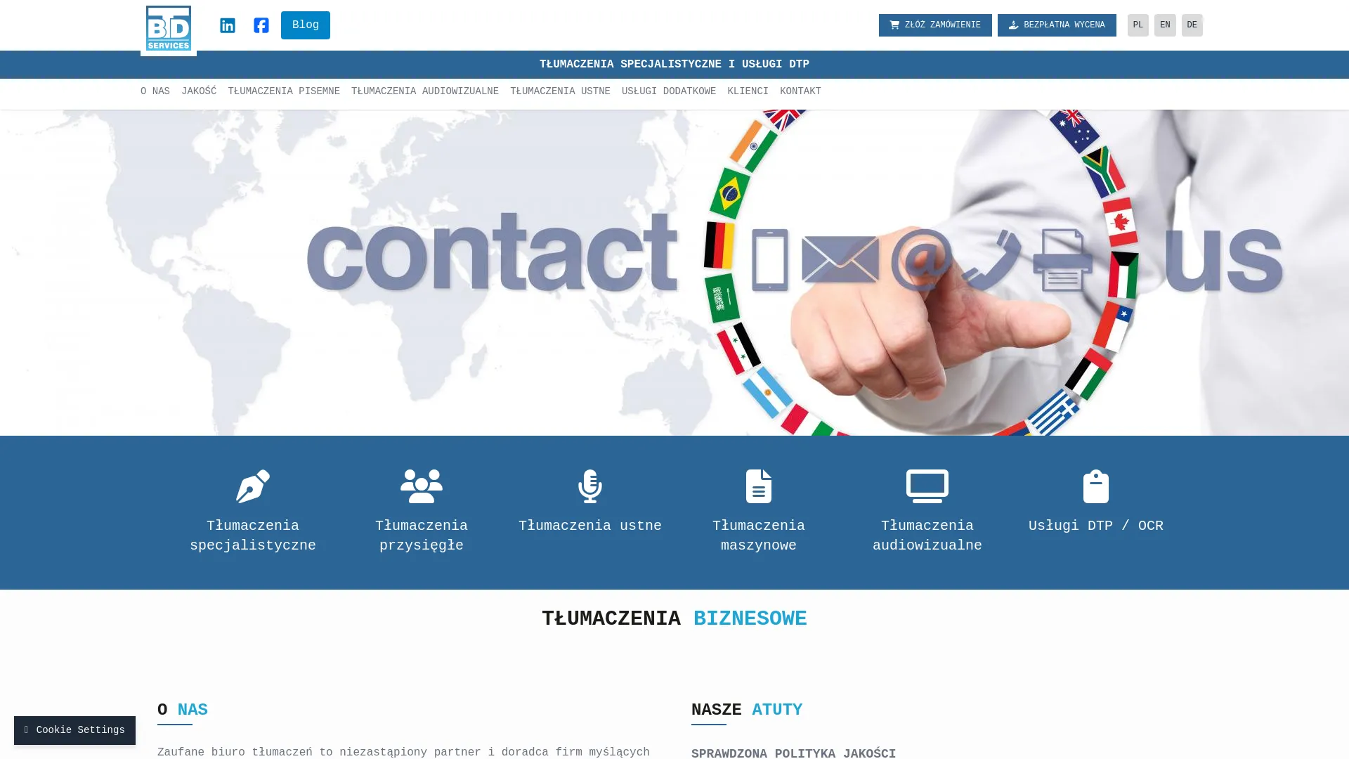 Zrzut ekranu strony internetowej