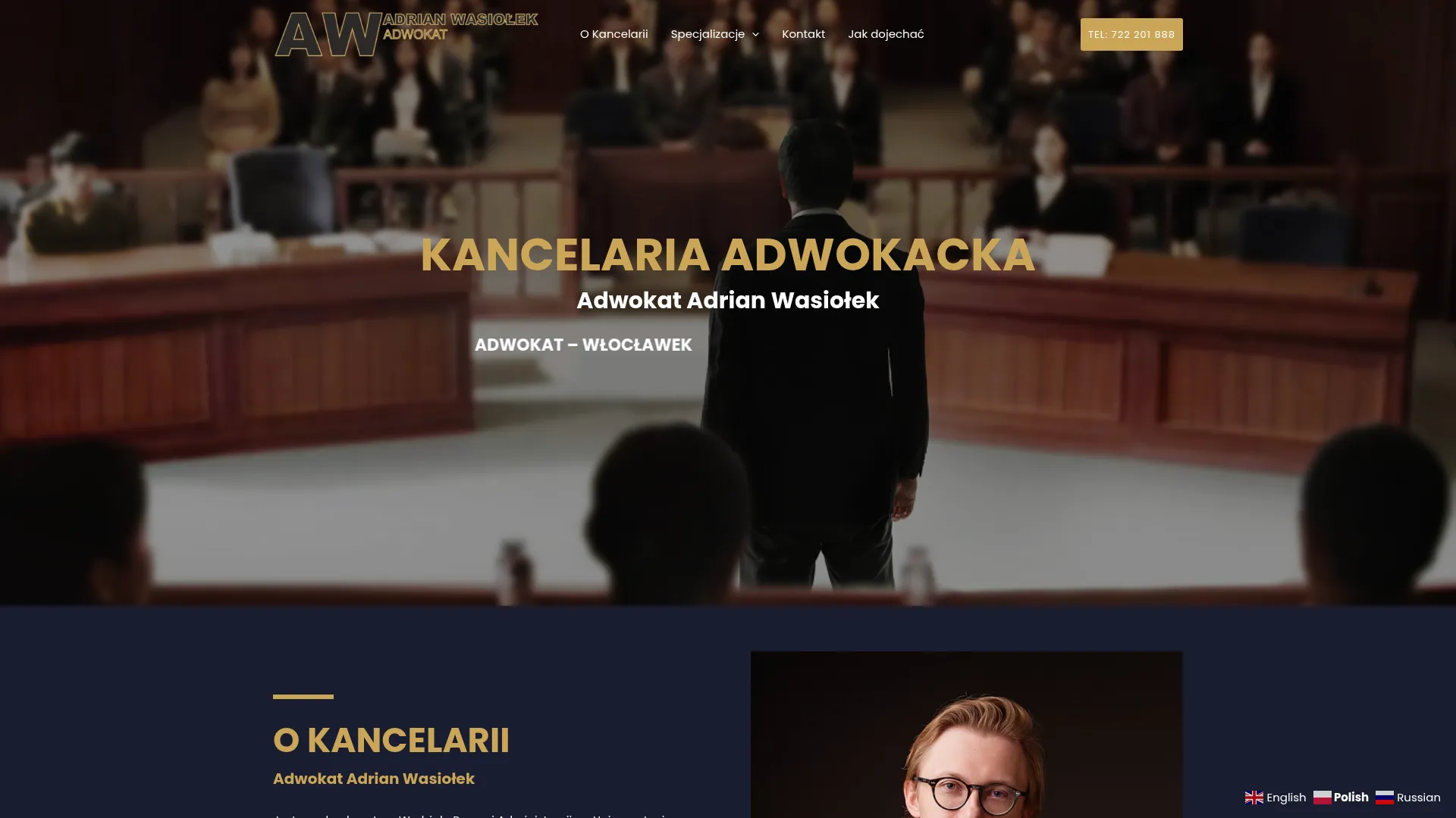 Zrzut ekranu strony internetowej